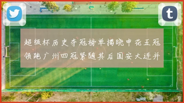 超级杯历史夺冠榜单揭晓申花五冠领跑广州四冠紧随其后国安大连并列第三