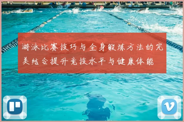 游泳比赛技巧与全身锻炼方法的完美结合提升竞技水平与健康体能