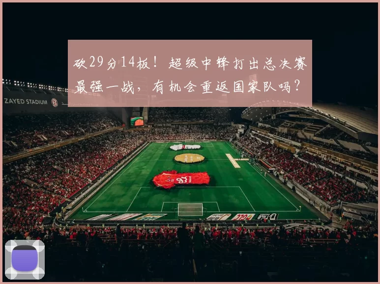 砍29分14板！超级中锋打出总决赛最强一战，有机会重返国家队吗？_1